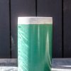 Vase vert et blanc