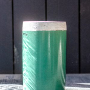 Vase vert et blanc