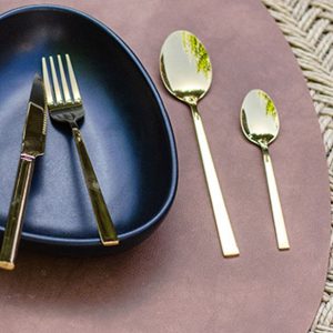 Set de table marron