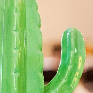 Décoration cactus vert