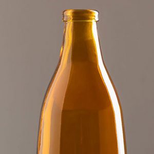 Vase en verre recyclé orange