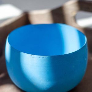 Grand pot/vide poche bleu