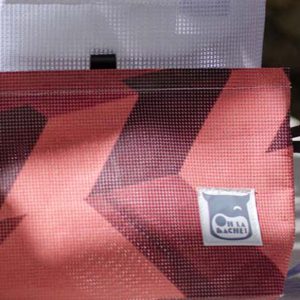 Pochette recyclée rouge Oh la bâche