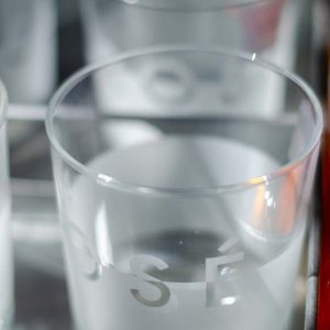 Verre "rosé"