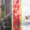 Plateau/Planche de surf décorative jaune et rouge
