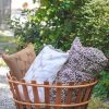 Grand panier/corbeille en bois