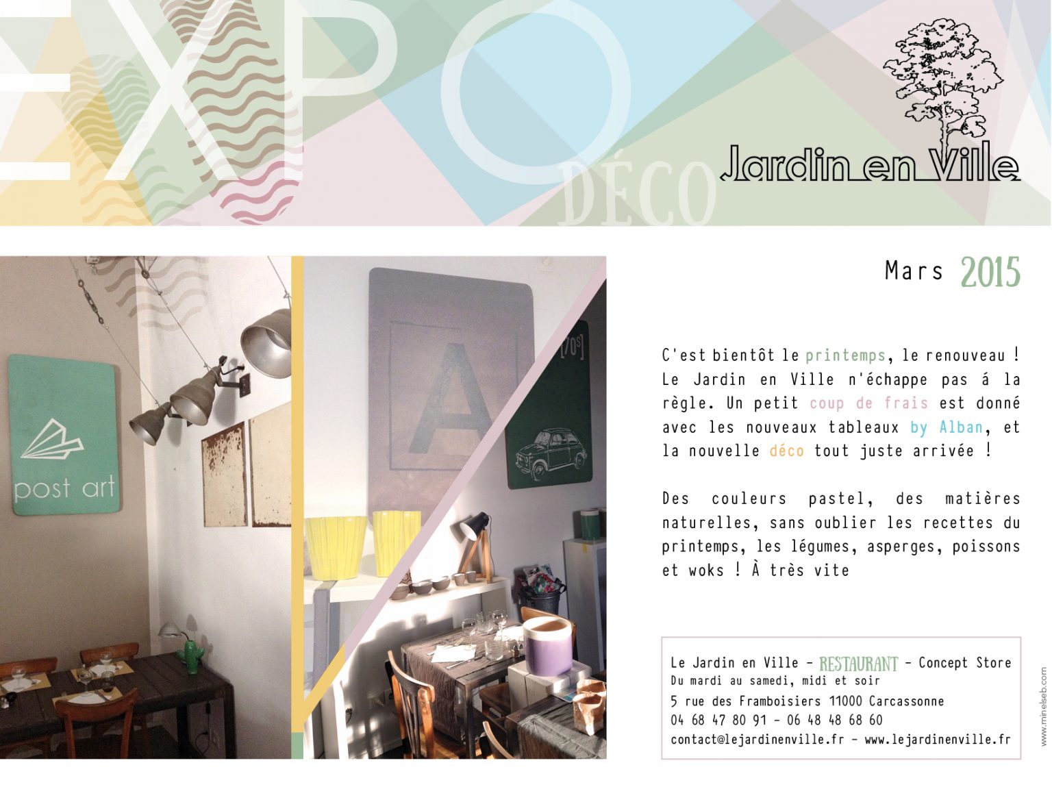Les Expositions - Le Jardin en ville