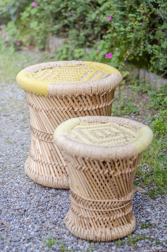 Tabouret en corde - Le Jardin en ville