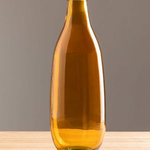 Vase en verre recyclé orange