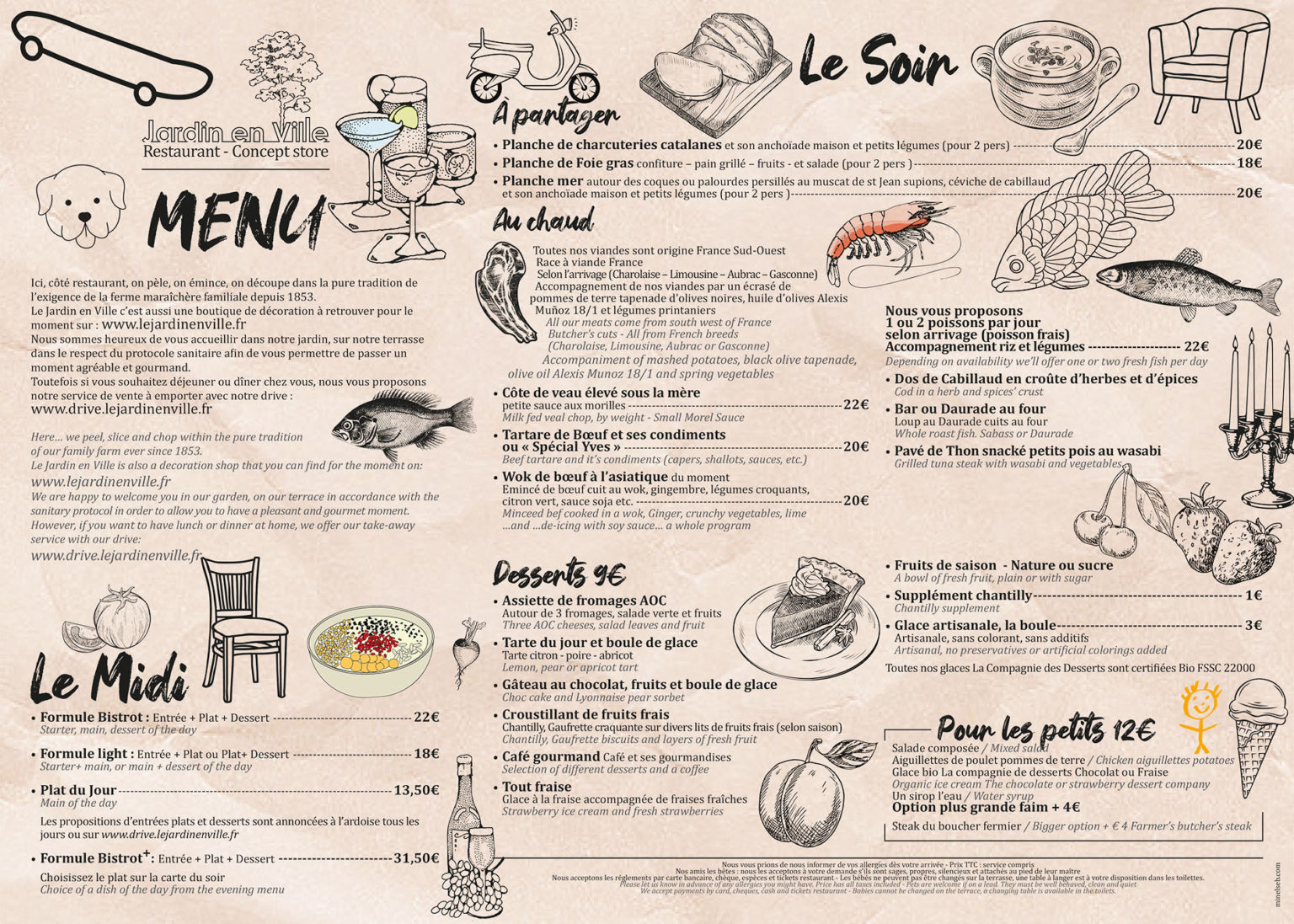 Carte – Le Jardin en ville