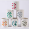 Boîte de 6 mini mugs tampon café Sophie Janière