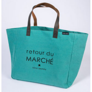 Sac Talensac Retour du marché Sophie Janière bleu glacier