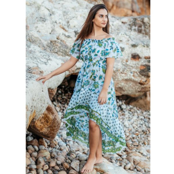 Robe longue 100% coton